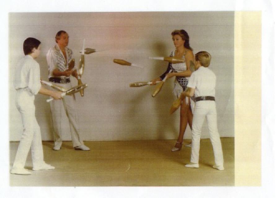 Fredy, Mario, Sonja and Robi Berousek, 1986